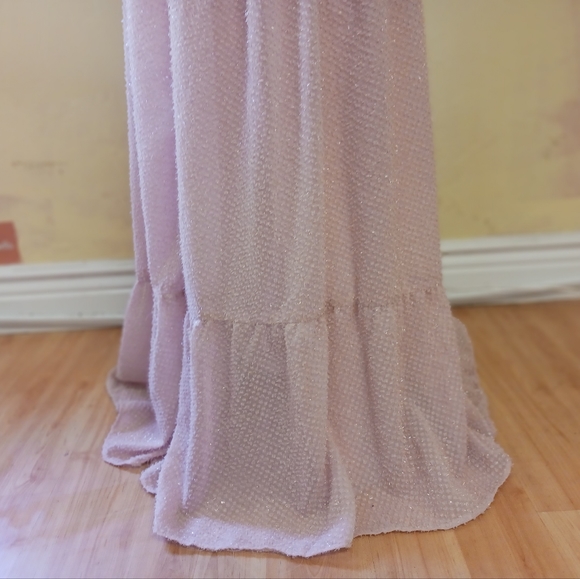 NWT new Majeste dress long maxi evening gown highlight pink chiffon - Picture 7 of 14